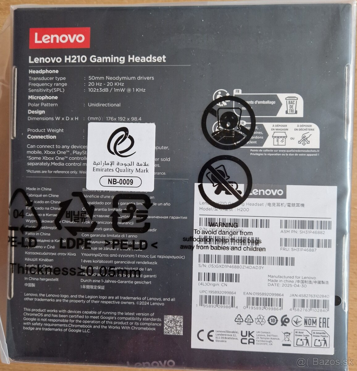 Herné slúchadlá Lenovo H210 - 2