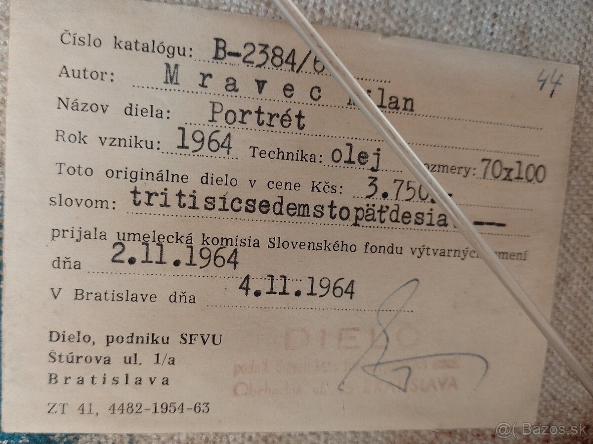 obraz Milan Mravec predám - 2