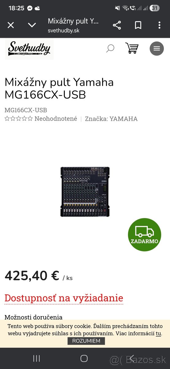 Mixažny pult Yamaha - 2