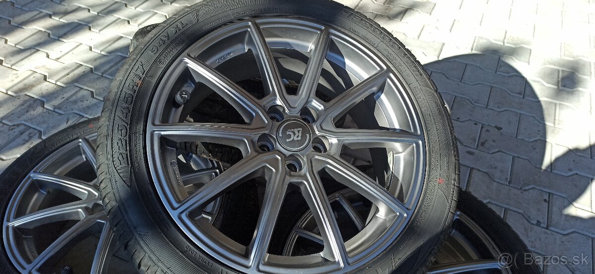 Predám letné pneumatiky 225/45 R17 - 2