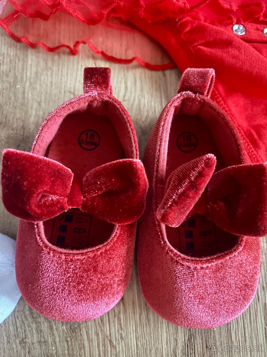 Detske vianočné šaty a topanky - 2