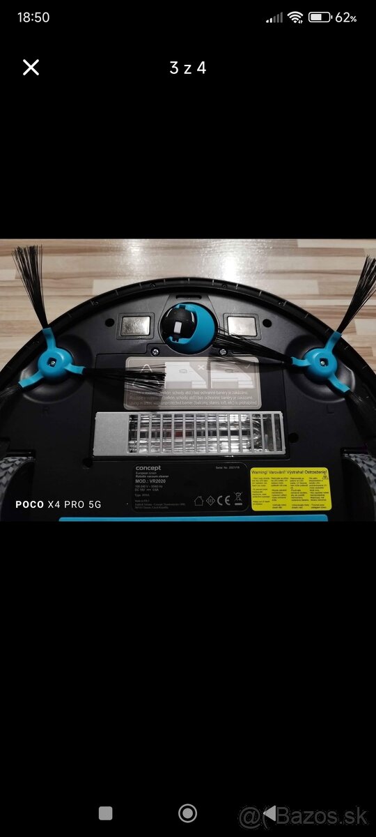 Robotický vysávač Concept VR2020 - 2