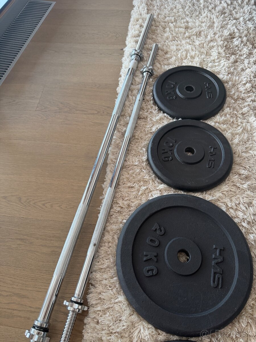 Set 2x tyč + kotúče 4ks - 2