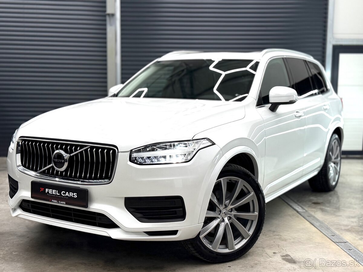 VOLVO XC90 B5 • 2020 • 103 000 km • Biela perleť • 7 miest - 2