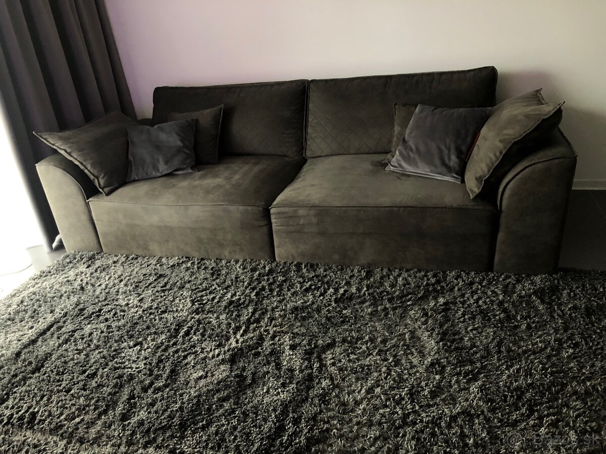 MOEBELIX sedacka šeda antracit - 2