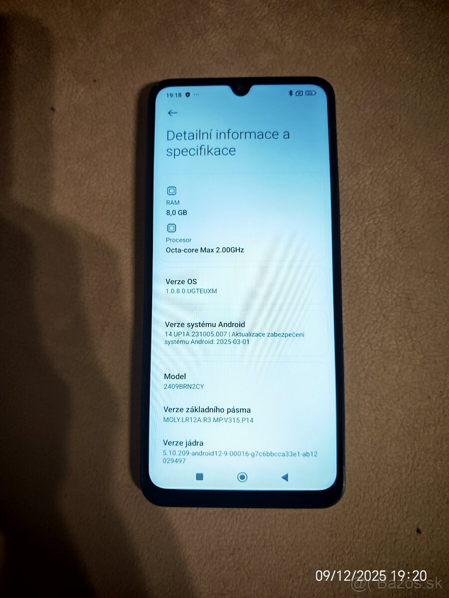 Predám telefón Xiaomi 14C 8/256GB - 2