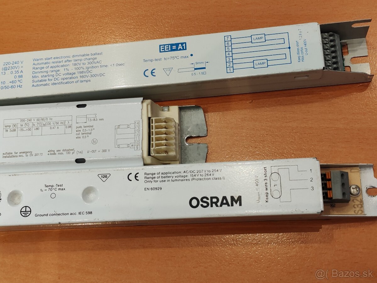 predradníky ELT, OSRAM, Tridonic.atco - 2