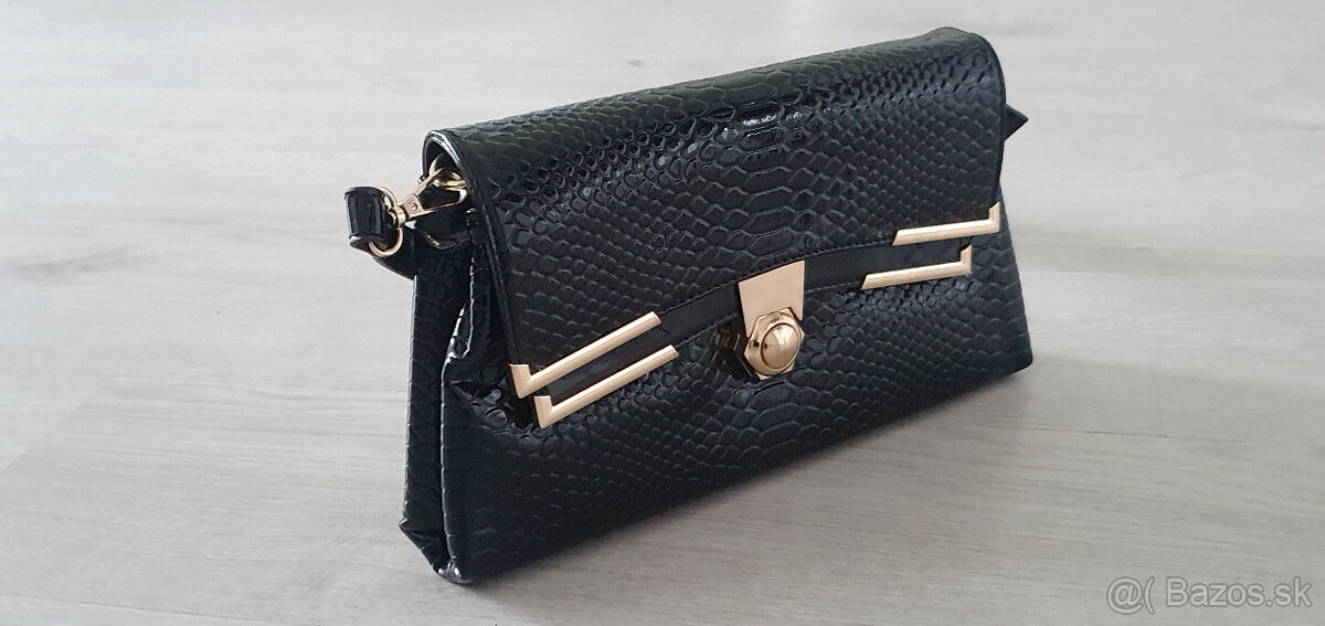 Elegantná čierna kabelka - 2