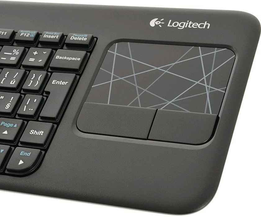 WiFI Klávesnica : Logitech Wireless Touch Keyboard K400 - 2