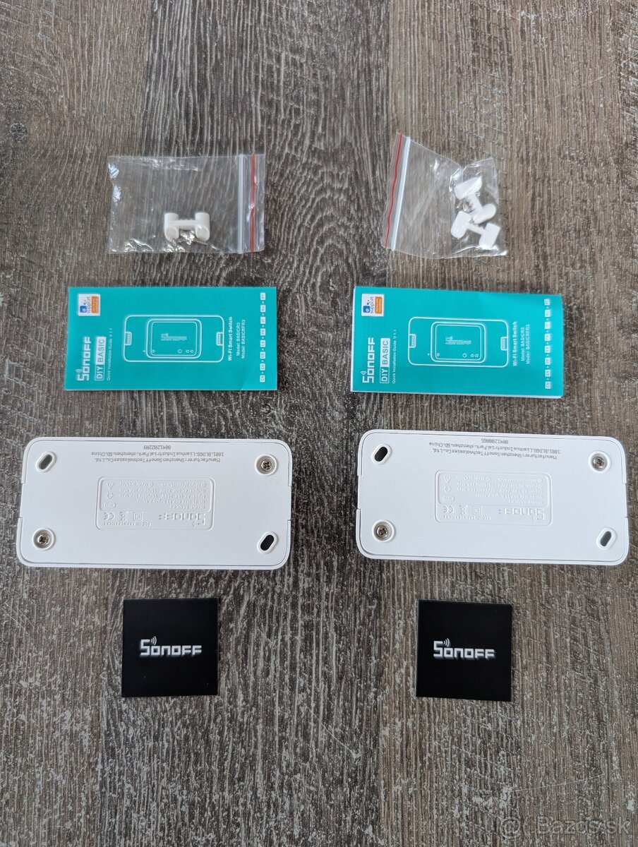 Predám 2ks Smart wifi switch Sonof Basic R3, ako nové - 2