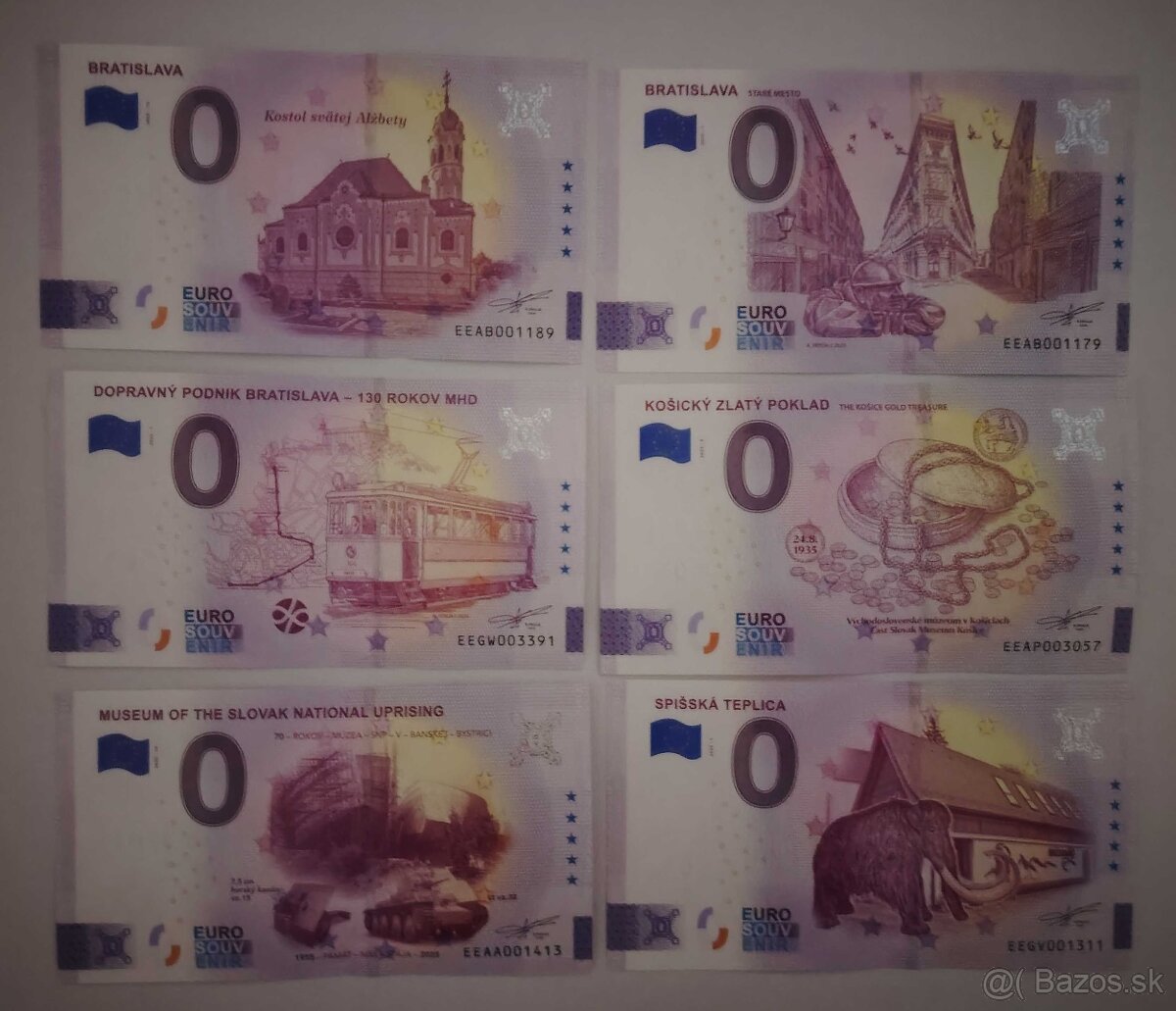 0€ / 0 euro suvenírová bankovka - 2