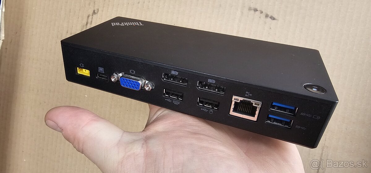 Dokovacia stanica Lenovo 40A9 + Originálny adaptér Lenovo - 2