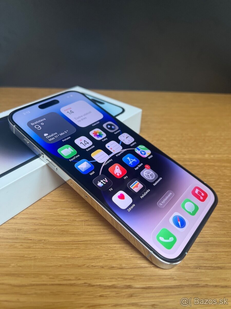 Predám iPhone 14 PRO MAX 256GB, TOP stav, VOLNY, 100% BAT - 2