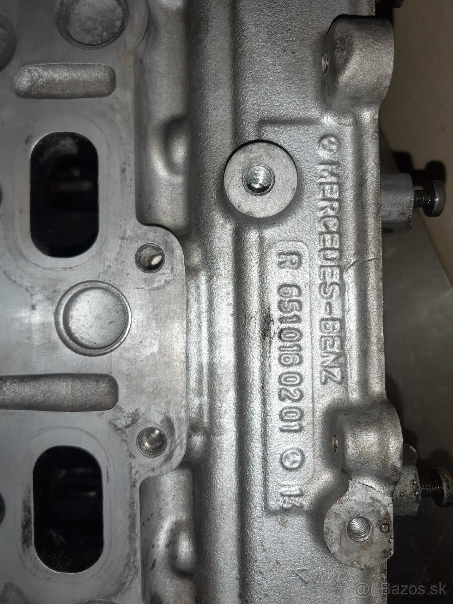 Mercedes OM651 2.1 cdi hlava - 2