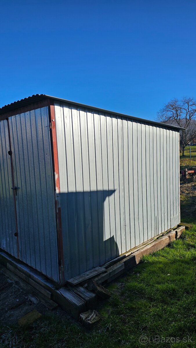 Plechová garaz 2x3m - 2