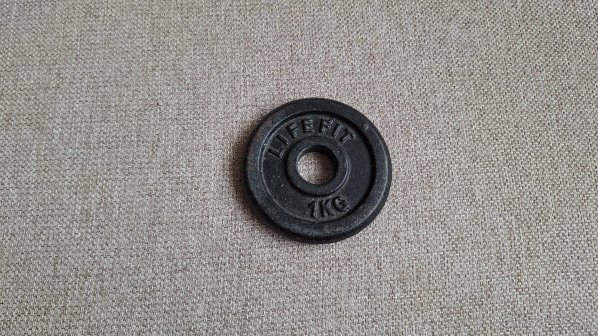 Kotúč na činku 1 kg Lifefit - 2