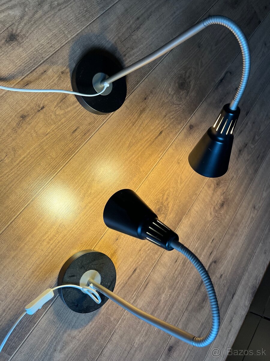 Predám 2x čiernu lampu - 2