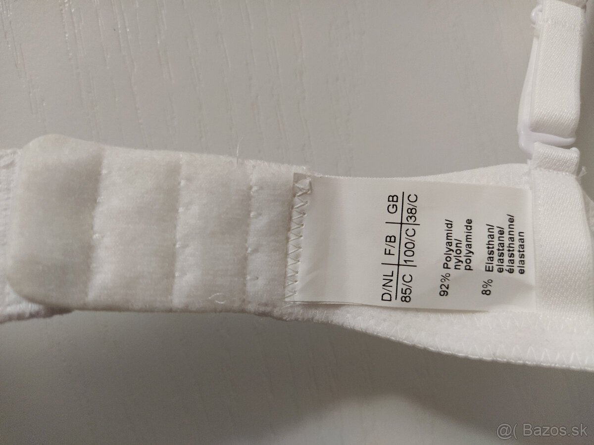 NOVÁ biela podprsenka 85C SASSA MODE (osobný odber) - 2