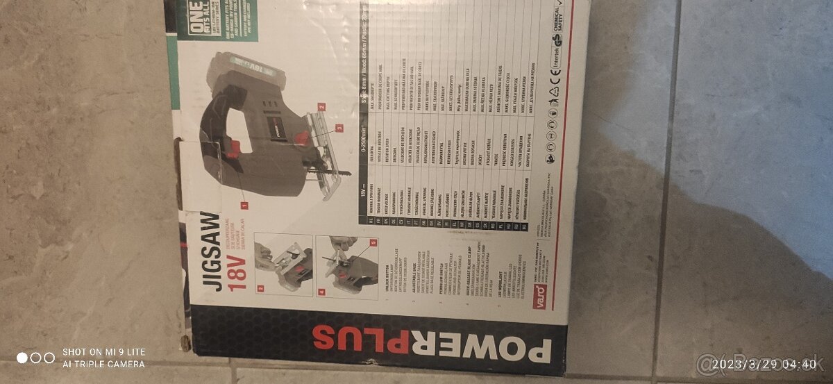 AKU priamociara pila POWER PLUS - 2