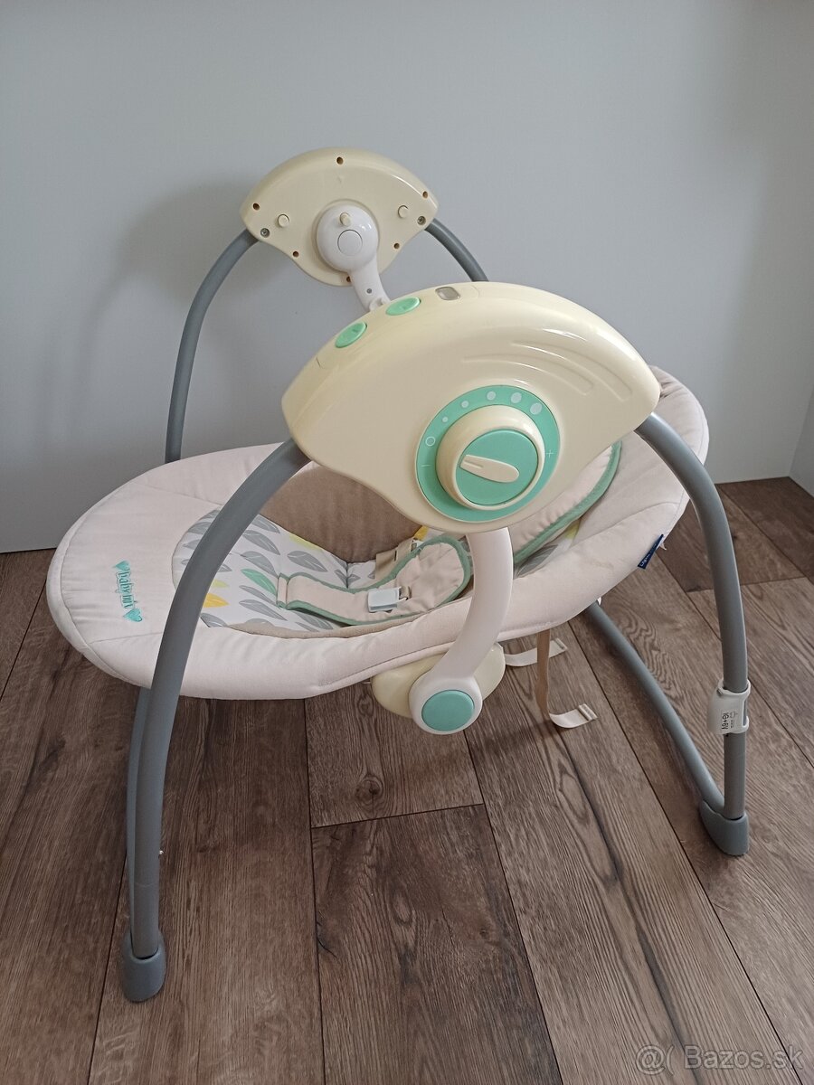 Automatické detské hojdacie kreslo. - 2