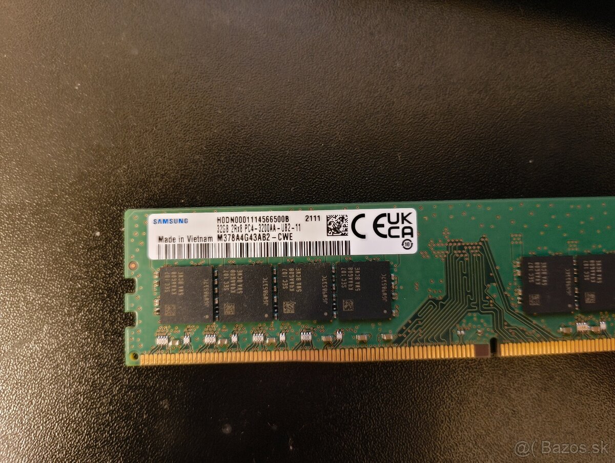 Predám Samsung 32GB DDR4 RAM 2x32GB SET-64GB - 2