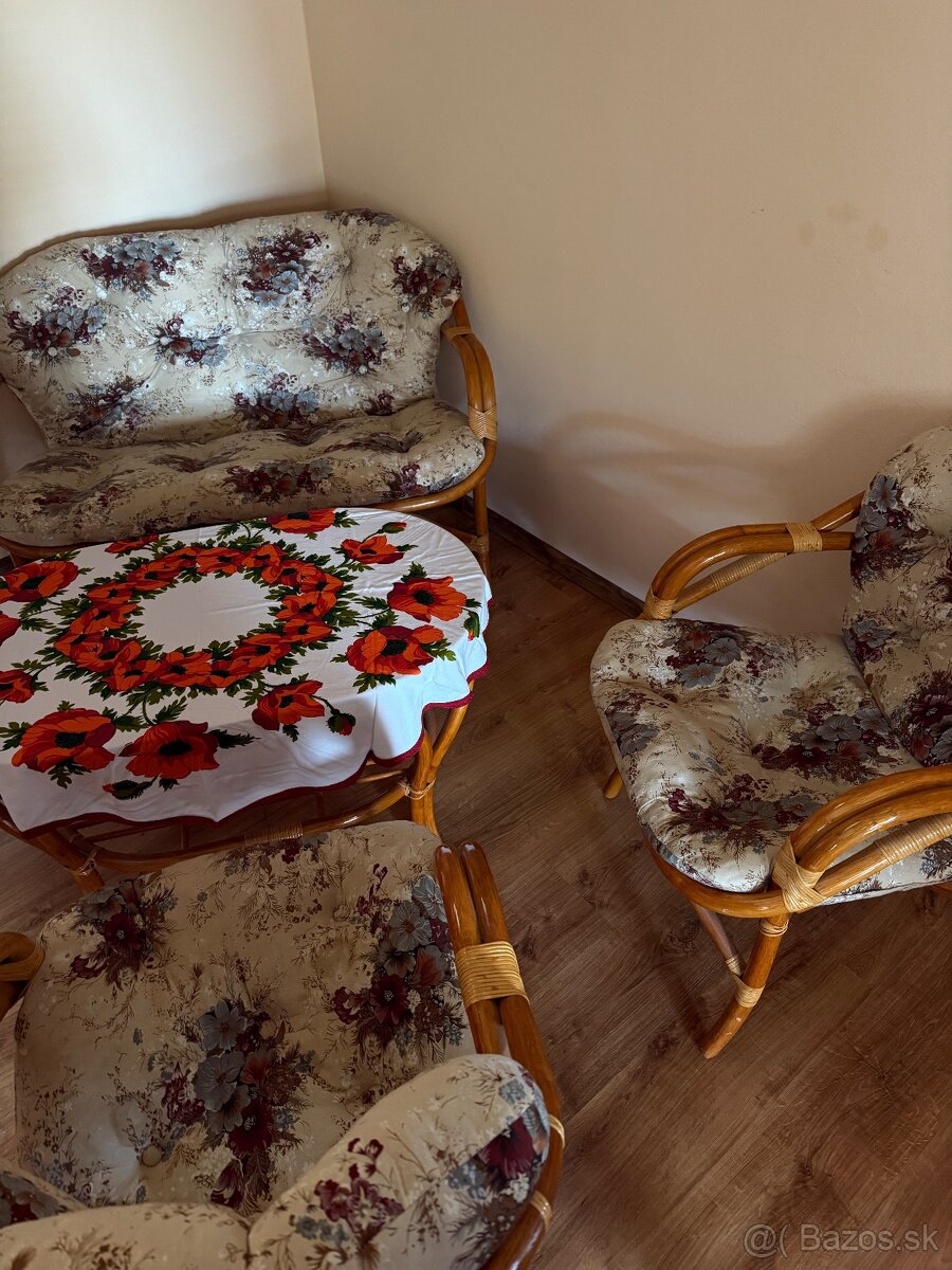 Ratanové sedenie - 2