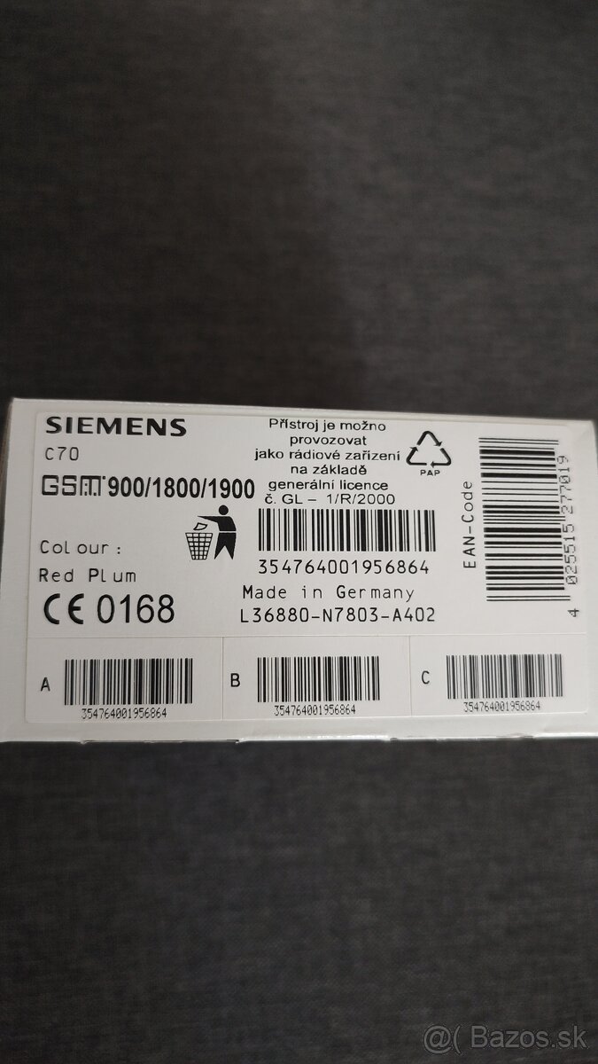 Siemens C70 nový - 2