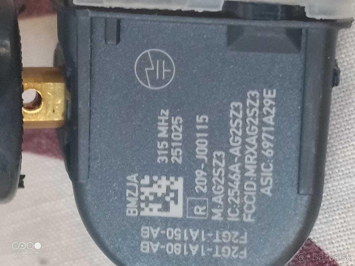 TMPS snímač tlaku pneumatík. - 2