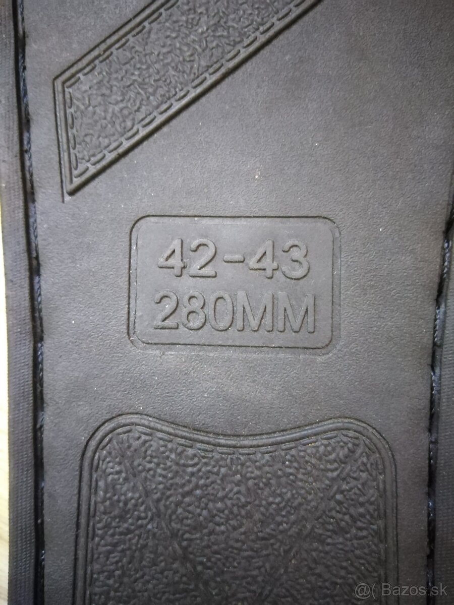 Pánske teplé papuče - 2