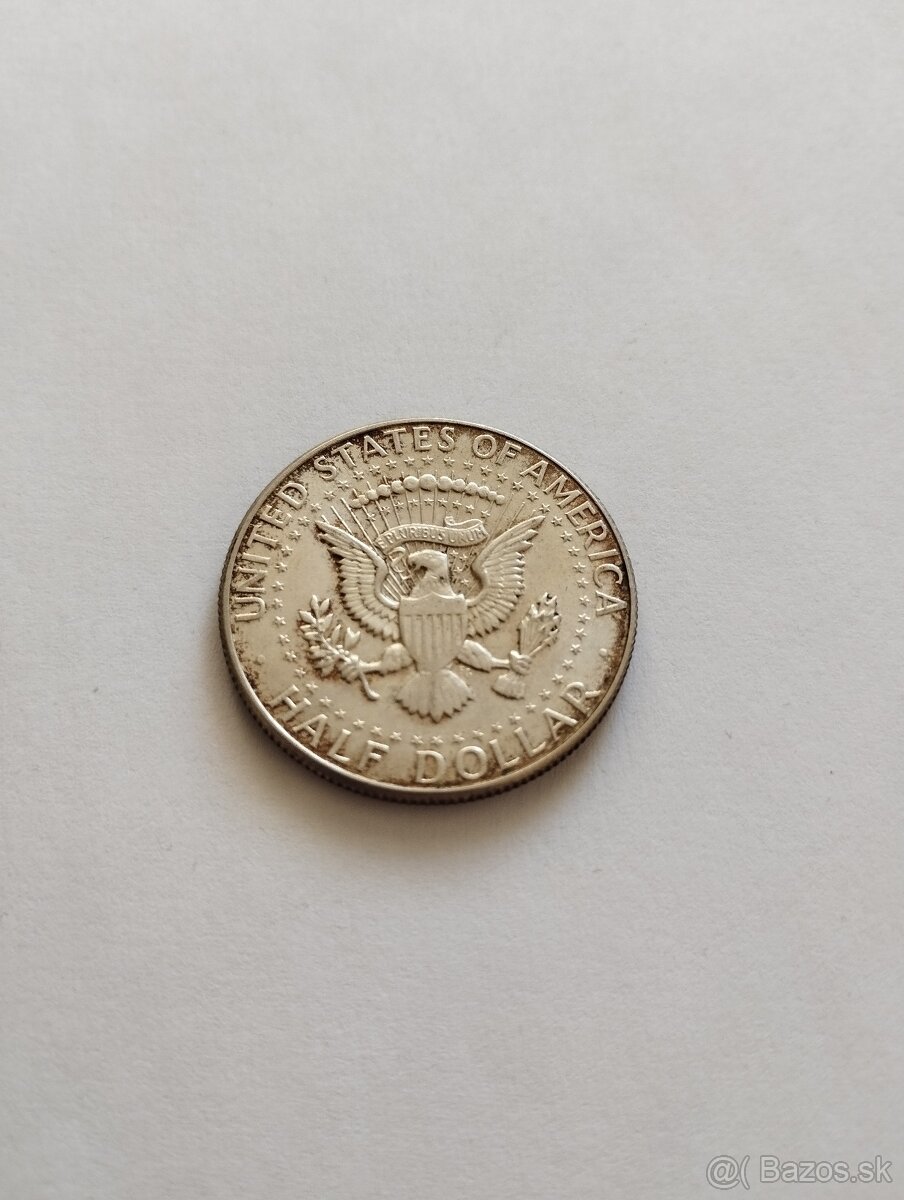 Kennedy Half Dollar 1965 - 40% striebro - 2