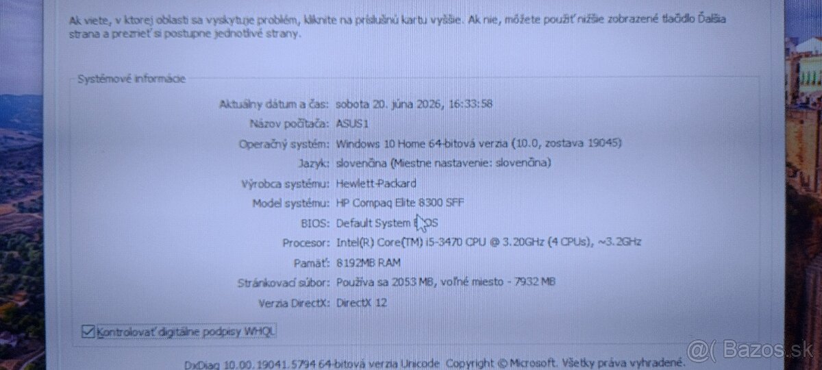 Počítač Asus - 2