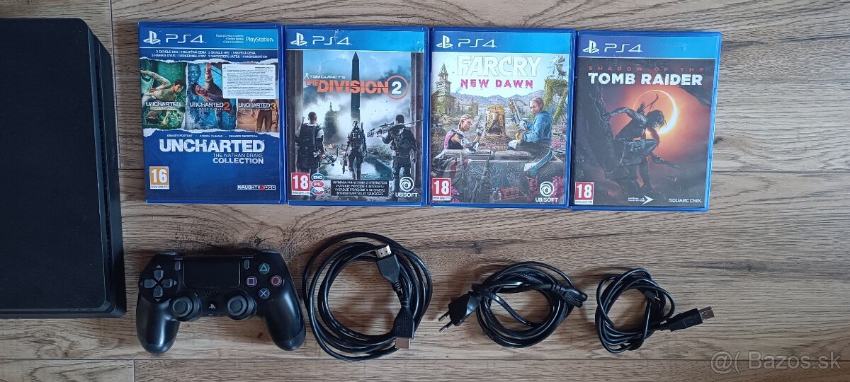 Ps4 slim s hrami - 2