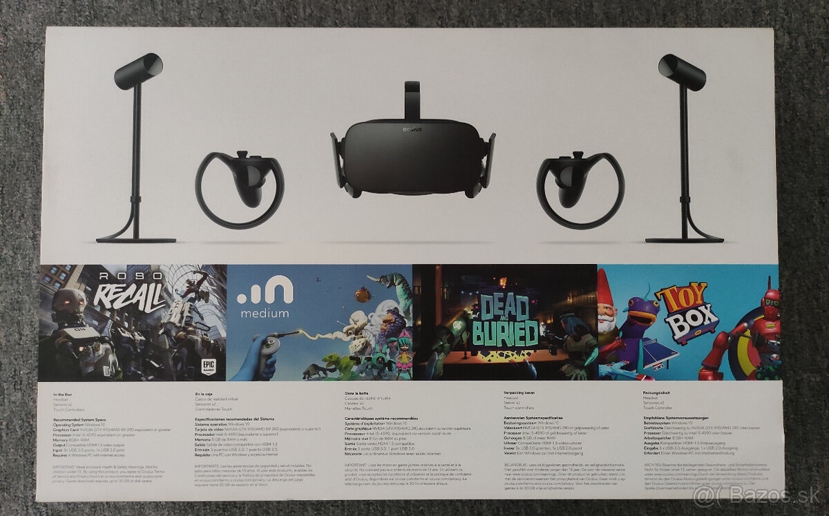 Oculus Rift CV1 + extra kamera + PCIe karta - 2