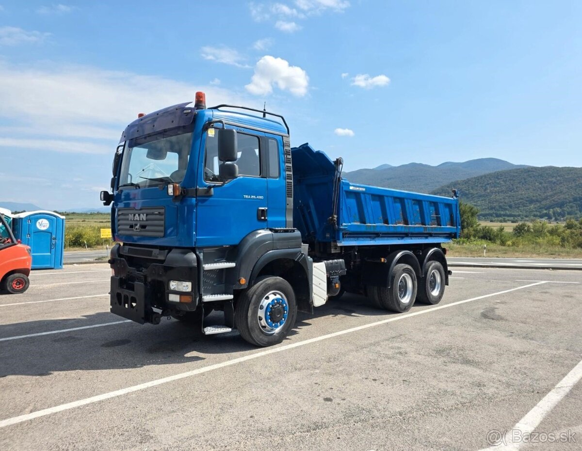 MAN TGA 26.480, 6x6, sklápač - 2