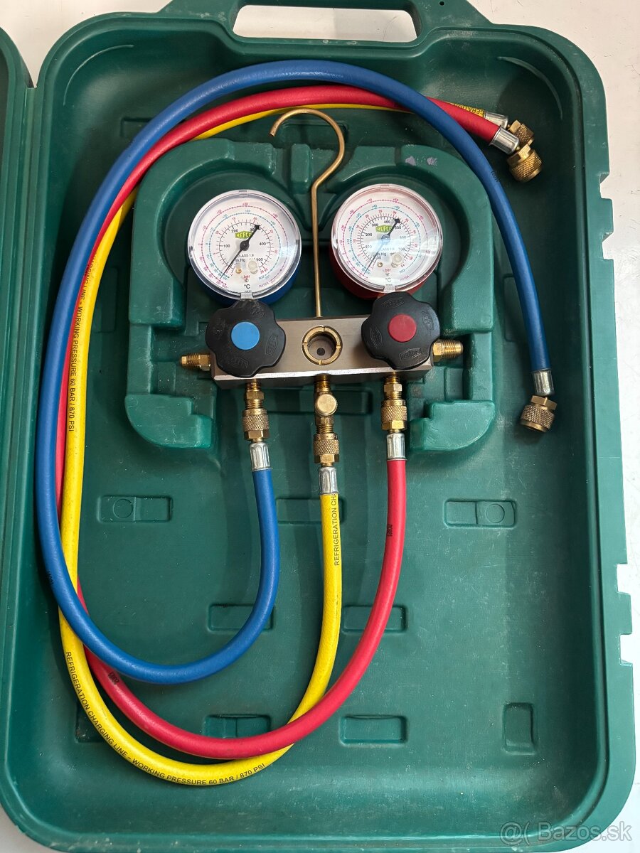 Sada mechanických manometrov R32-R410 - 2