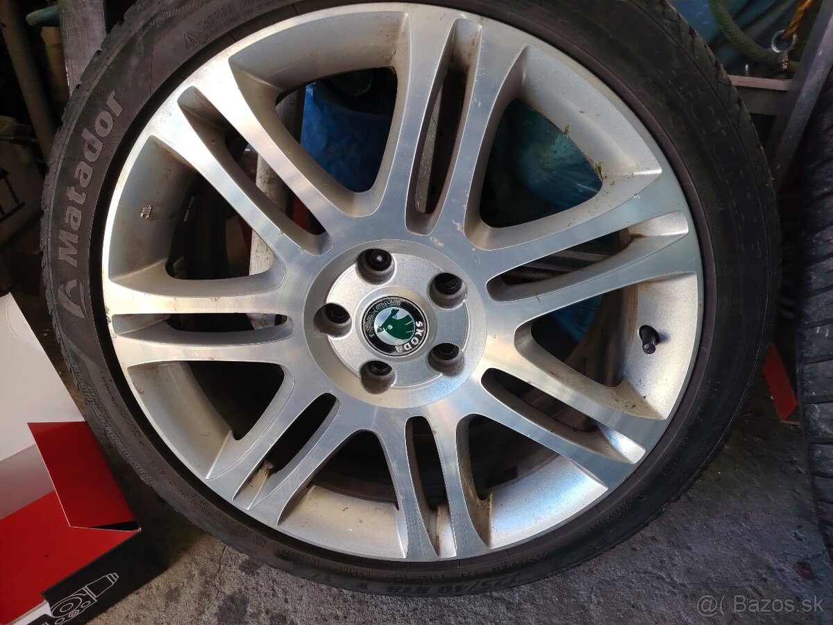 Alu disky Škoda Superb 2 5x112 r18 - 2
