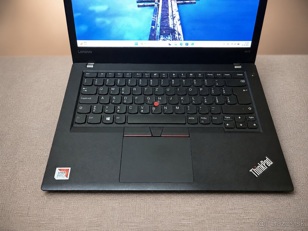 #203 Lenovo ThinkPad A475|A12|8GB|256GB + 500GB|W11 - 2