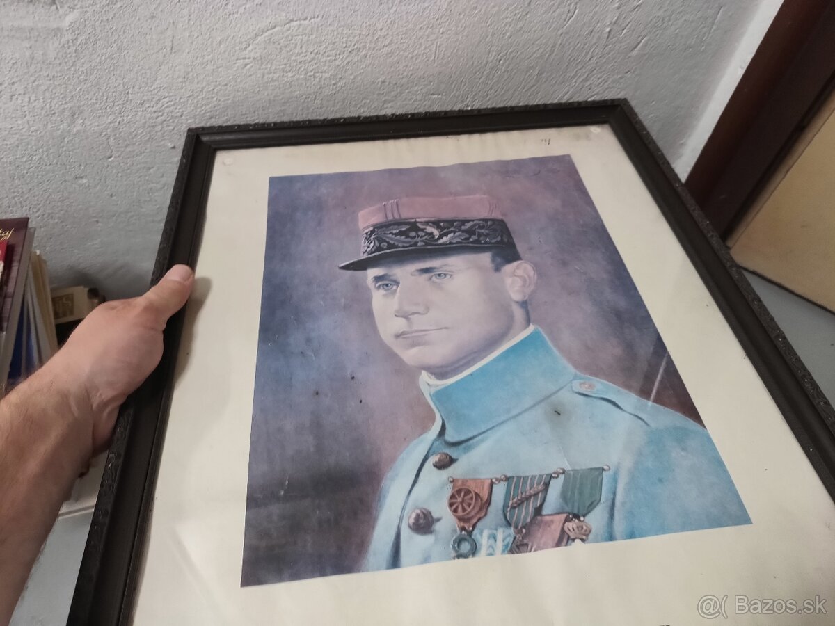obraz portrét generál M.R. Štefánik - 2