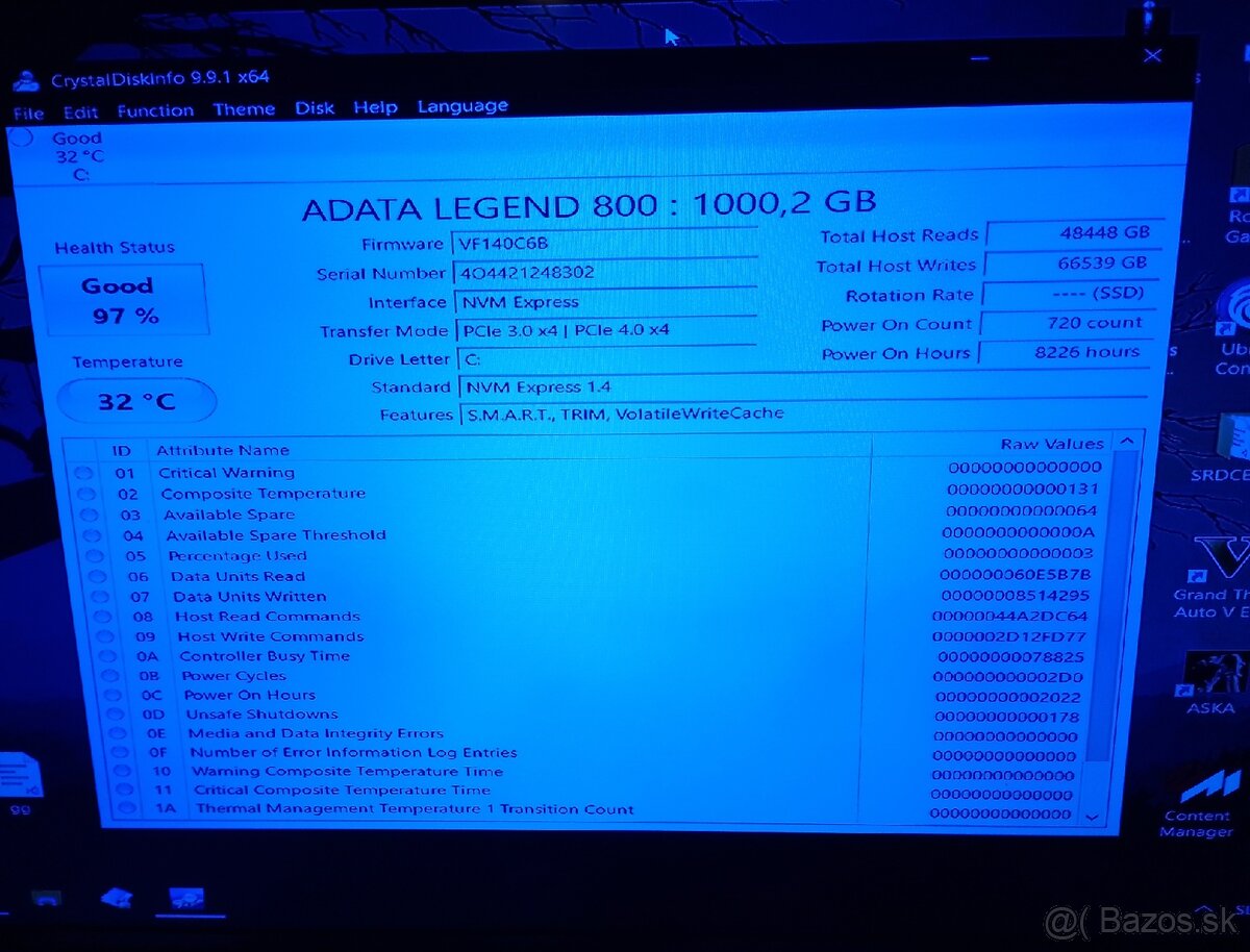ADATA LEGEND 800 1TB M.2 NVMe SSD - 2