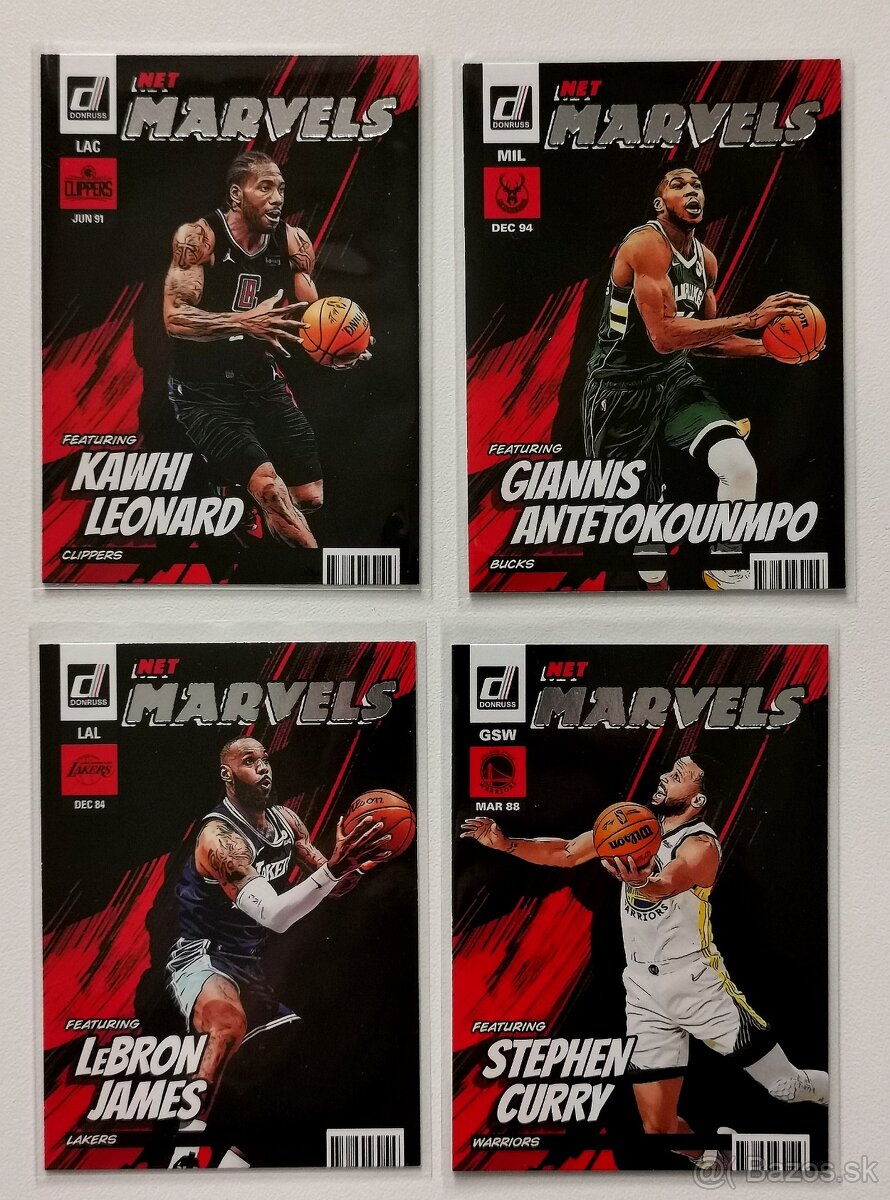 NBA Marvels - 22-23 kompletný set (20 kariet) - 2