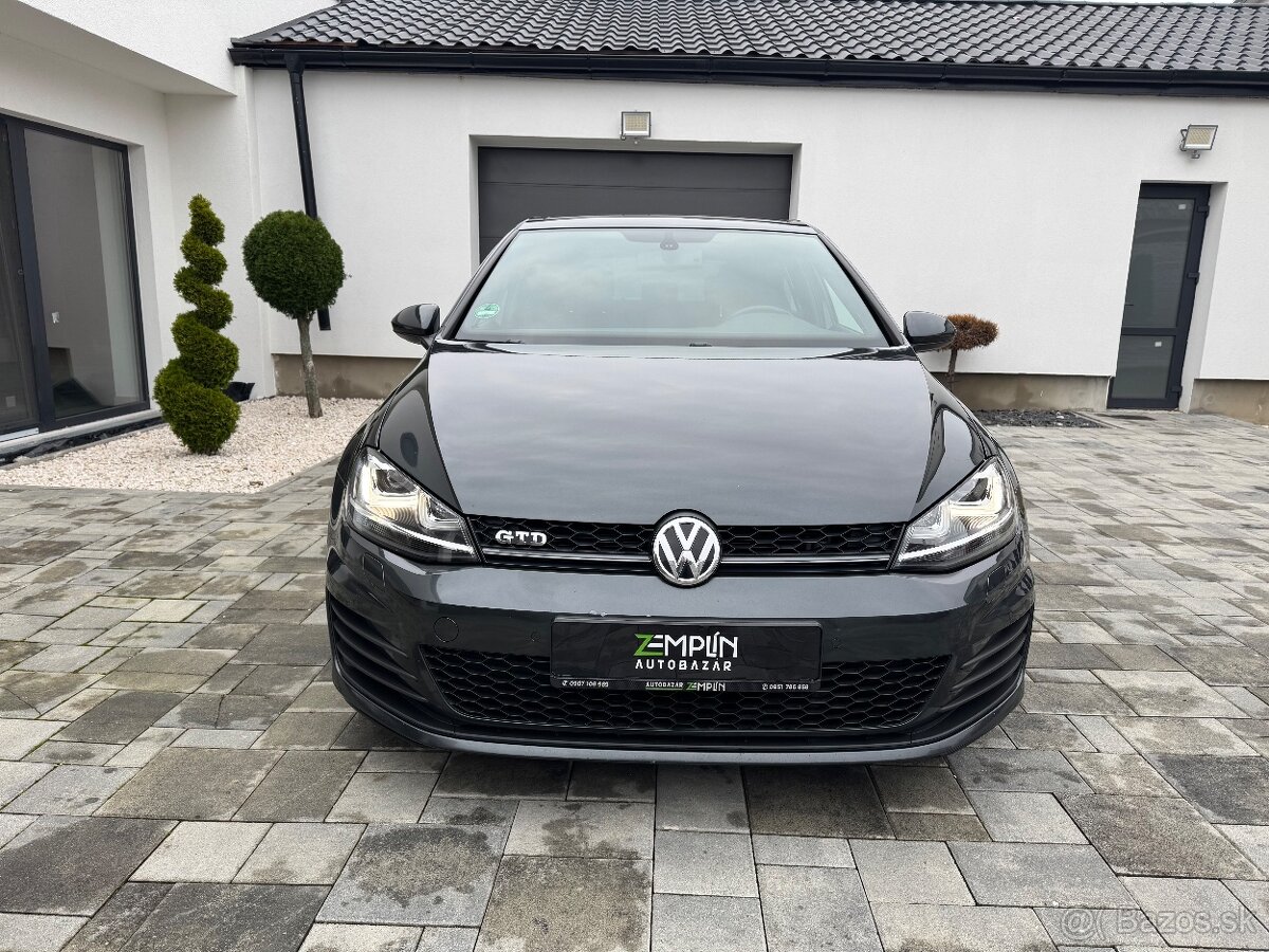VOLKSWAGEN GOLF 7 GTD 2.0 TDI 135KW DSG A6 PANO,NAVI,XEONY - 2