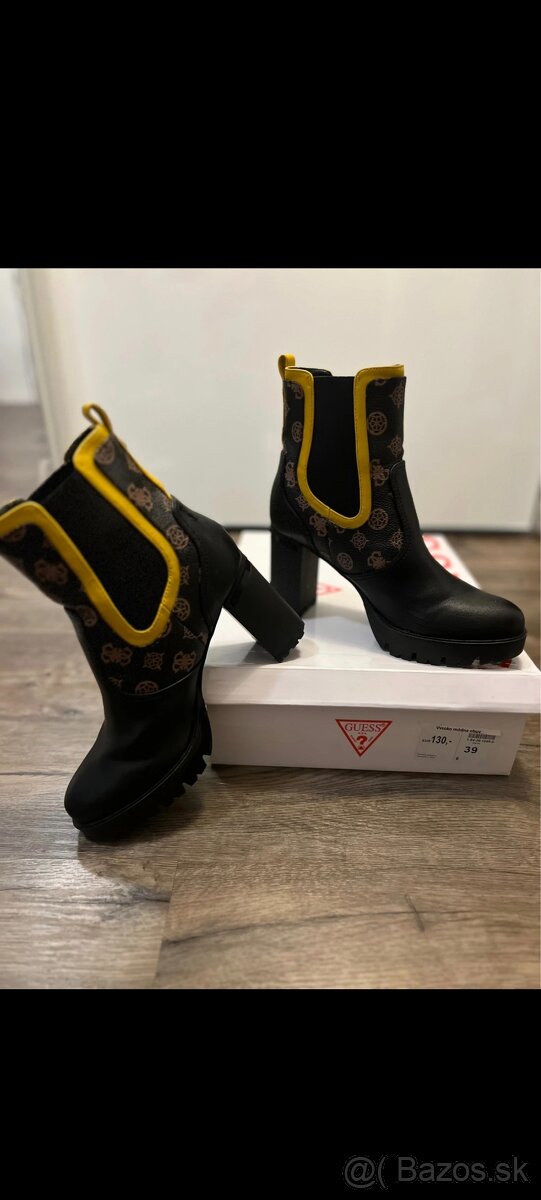 Kotnikove čižmy zn. Guess č. 39/Nový tovar - 2