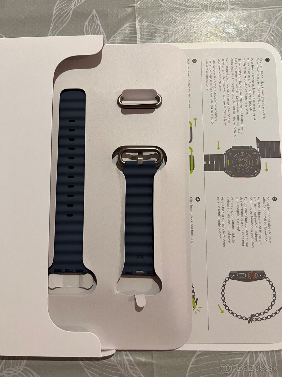 apple watch naramok-anchor blue ocean band - 2