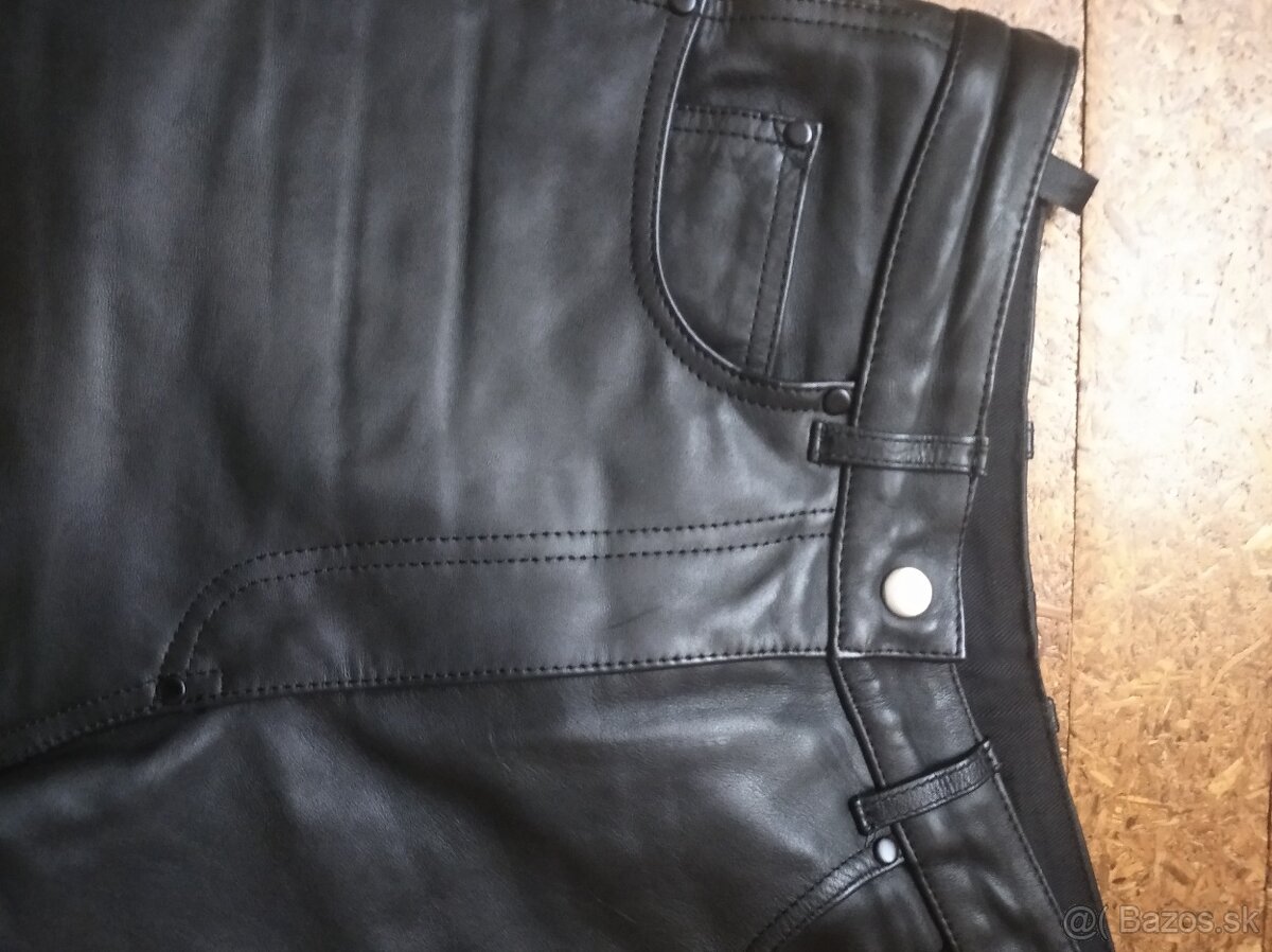 Kožené nohavice dámske - 2