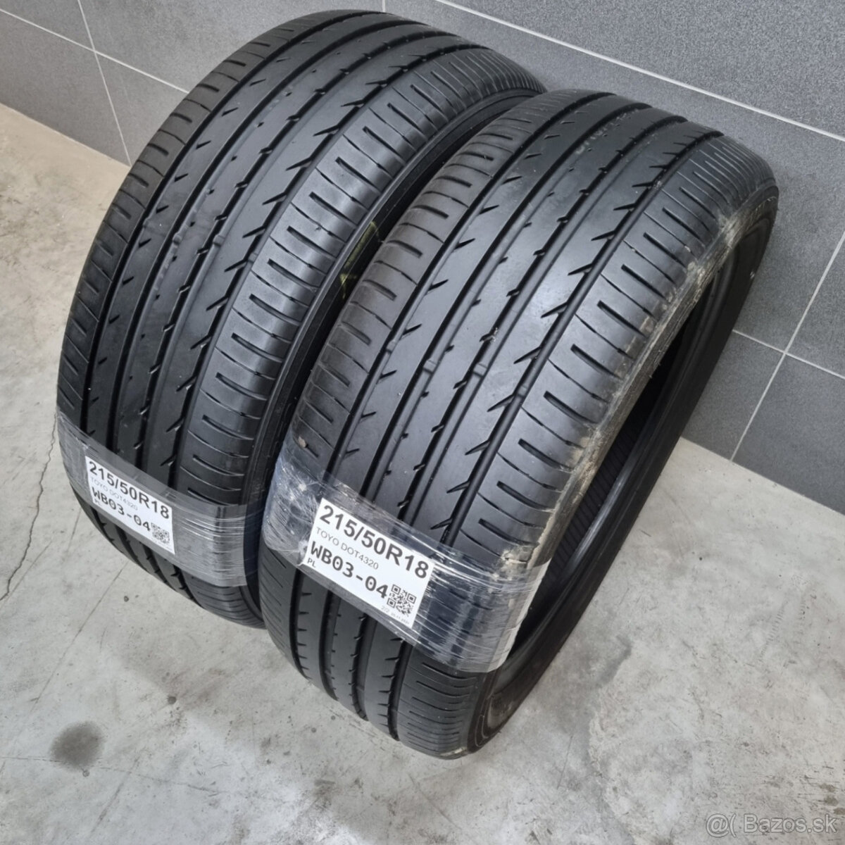 Letné pneumatiky 215/50 R18 TOYO - 2
