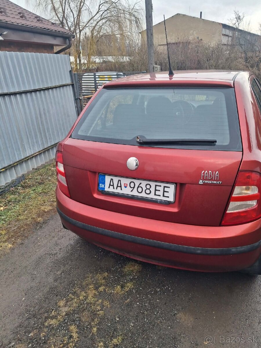 Predám škoda fabia 1.2 - 2