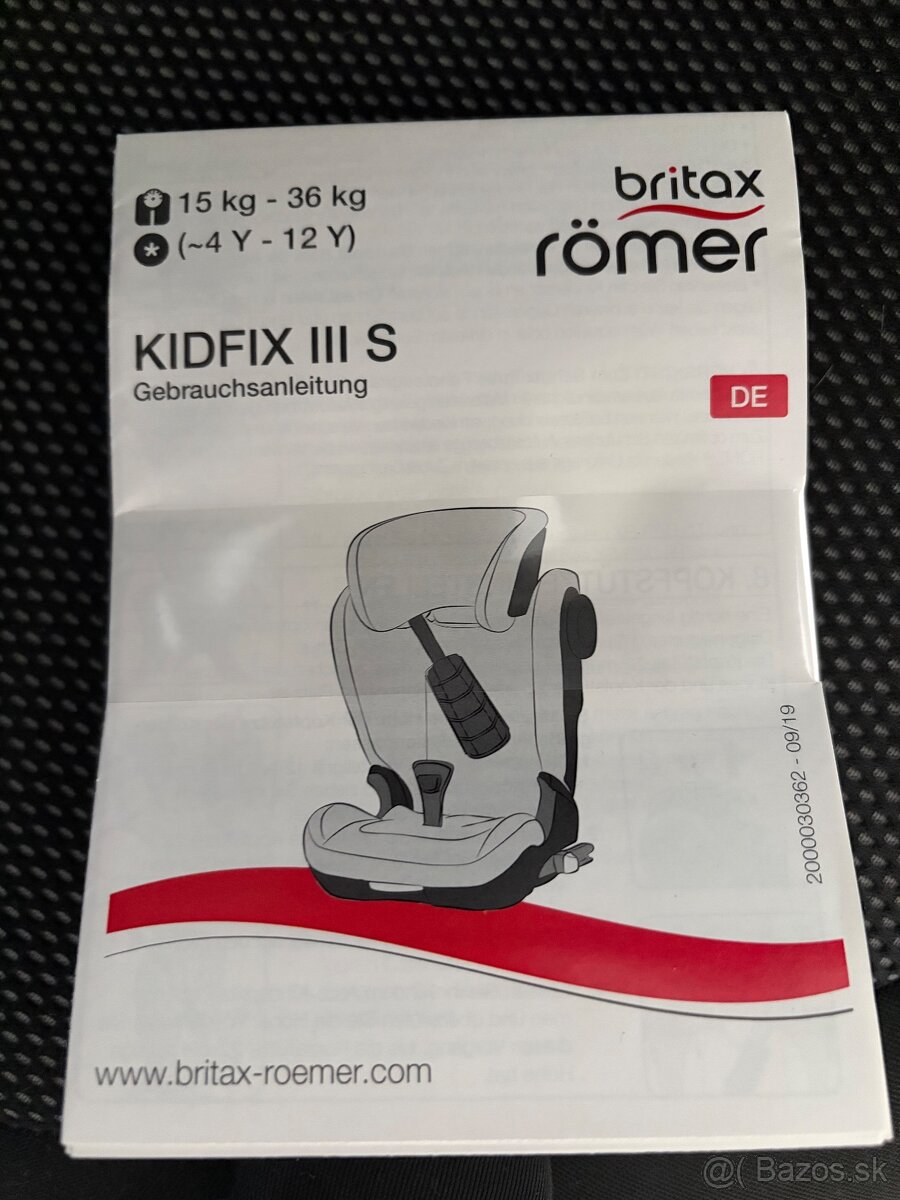 Autosedacka BRITAX ROMER KIDFIX III S - 2