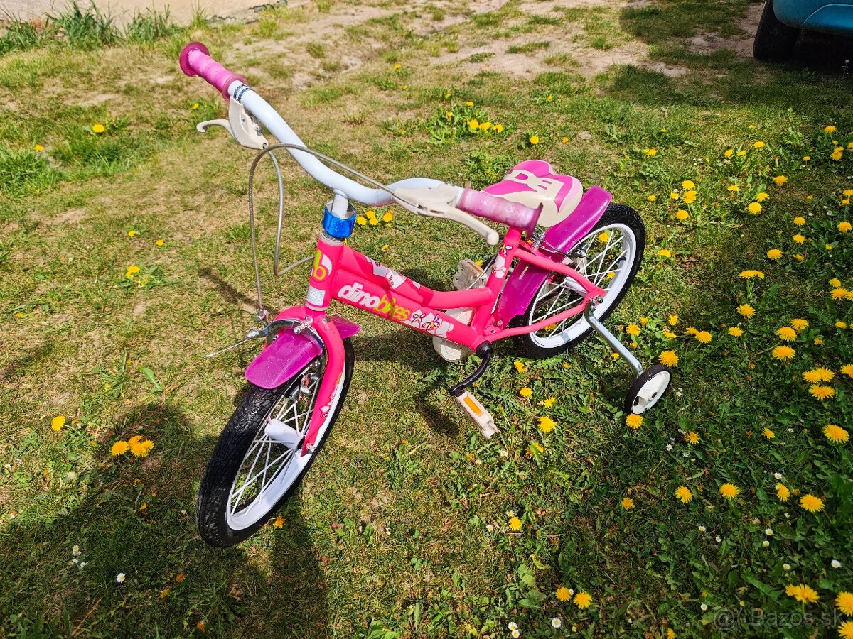 Dievčenský bicykel Dino - 2
