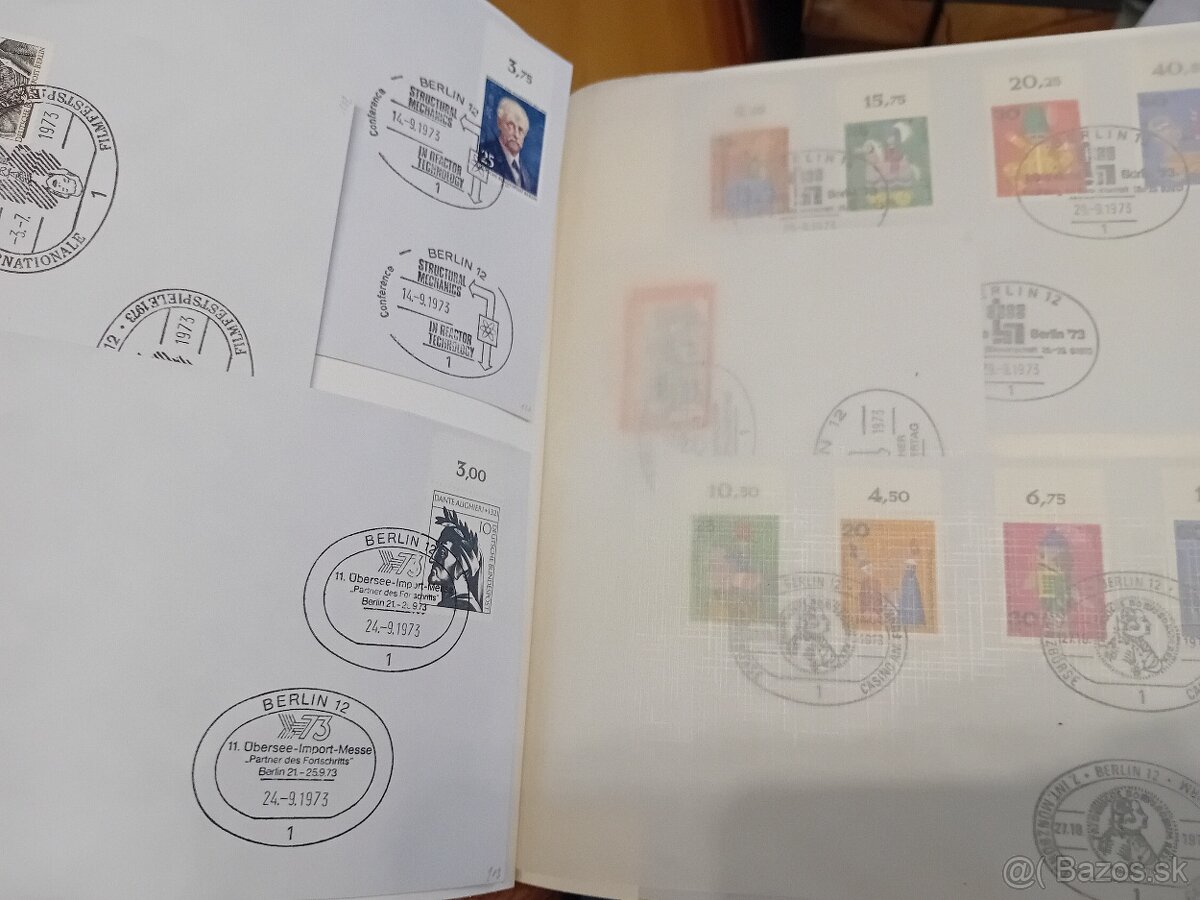 Známky FDC obalky Bundespost Berlín - 2