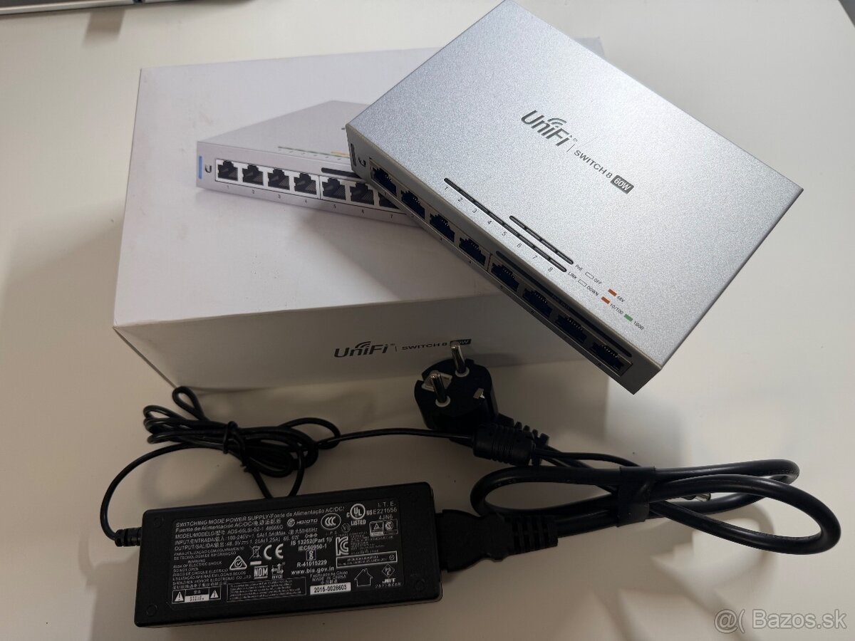 UniFi Switch US-8-60W – 8× Gigabit, 4× PoE - 2